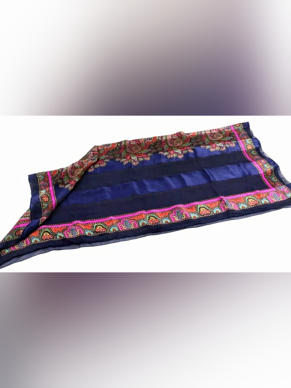 Yves Saint Laurent (YSL) Vintage Scarf W/ COA - Picture 4 of 9